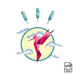 Colibrí - Gráfico vectorial