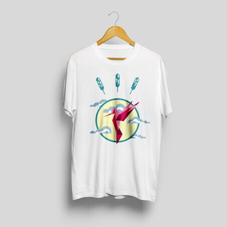 Camiseta estampada Colibrí