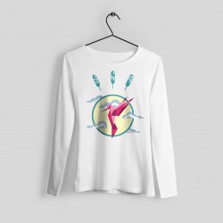 Sudadera estampada Colibrí