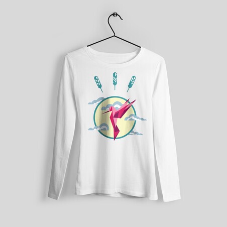 Sudadera estampada Colibrí