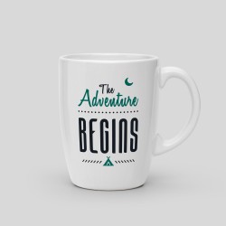 Taza «La aventura comienza»