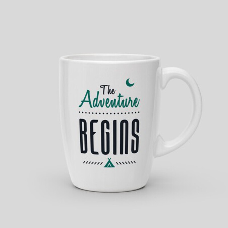 Taza «La aventura comienza»