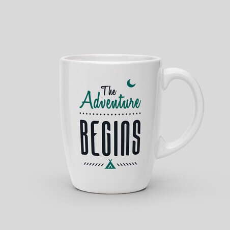 Taza «La aventura comienza»